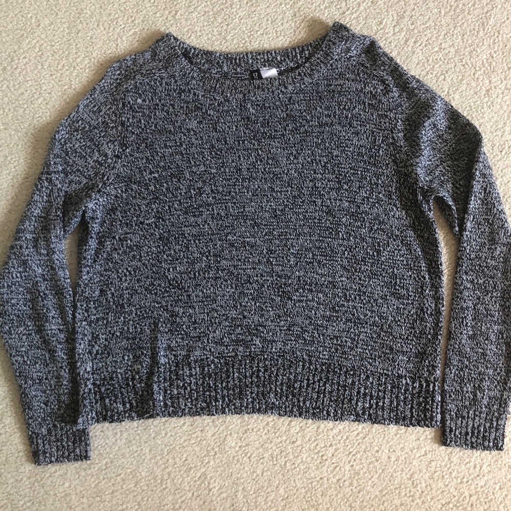 Grey H&M Crew Neck Sweater